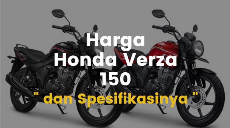 Harga Motor Honda Verza 150 Spesifikasi Lengkap