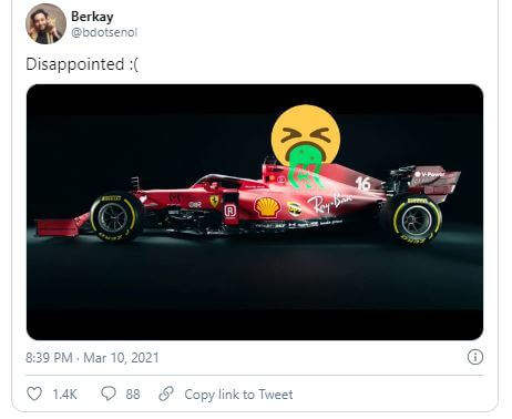 Cuitan Penggemar F1 Perubahan Warna cat Mobil Ferrari | GAET.co.id