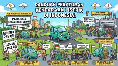 Peraturan Kendaraan Bermotor Listrik di indonesia